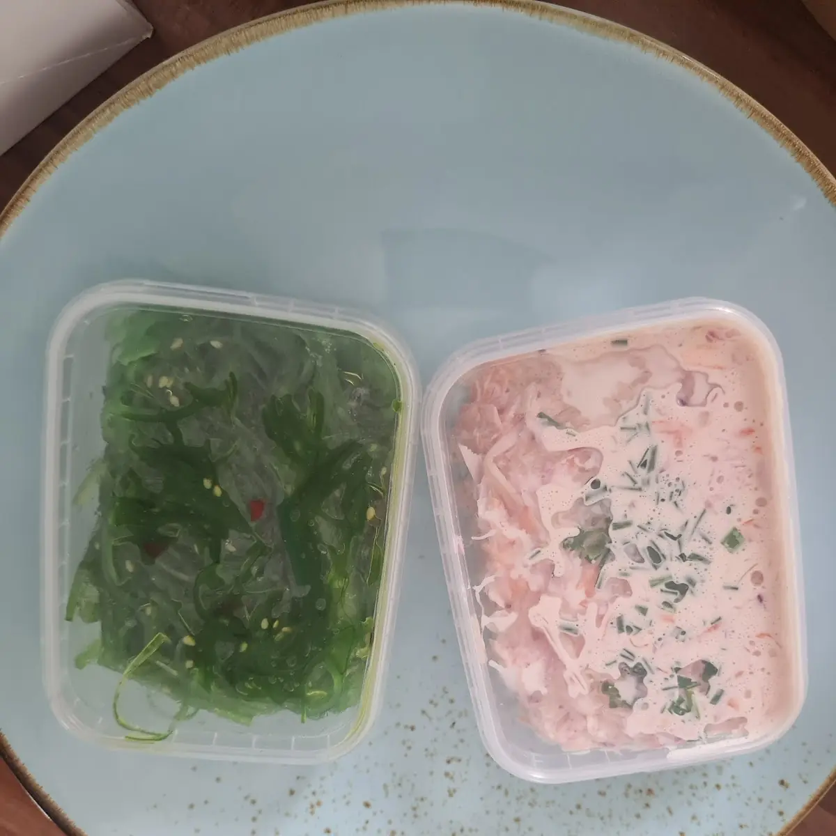 Algensalat Und Cole Slaw