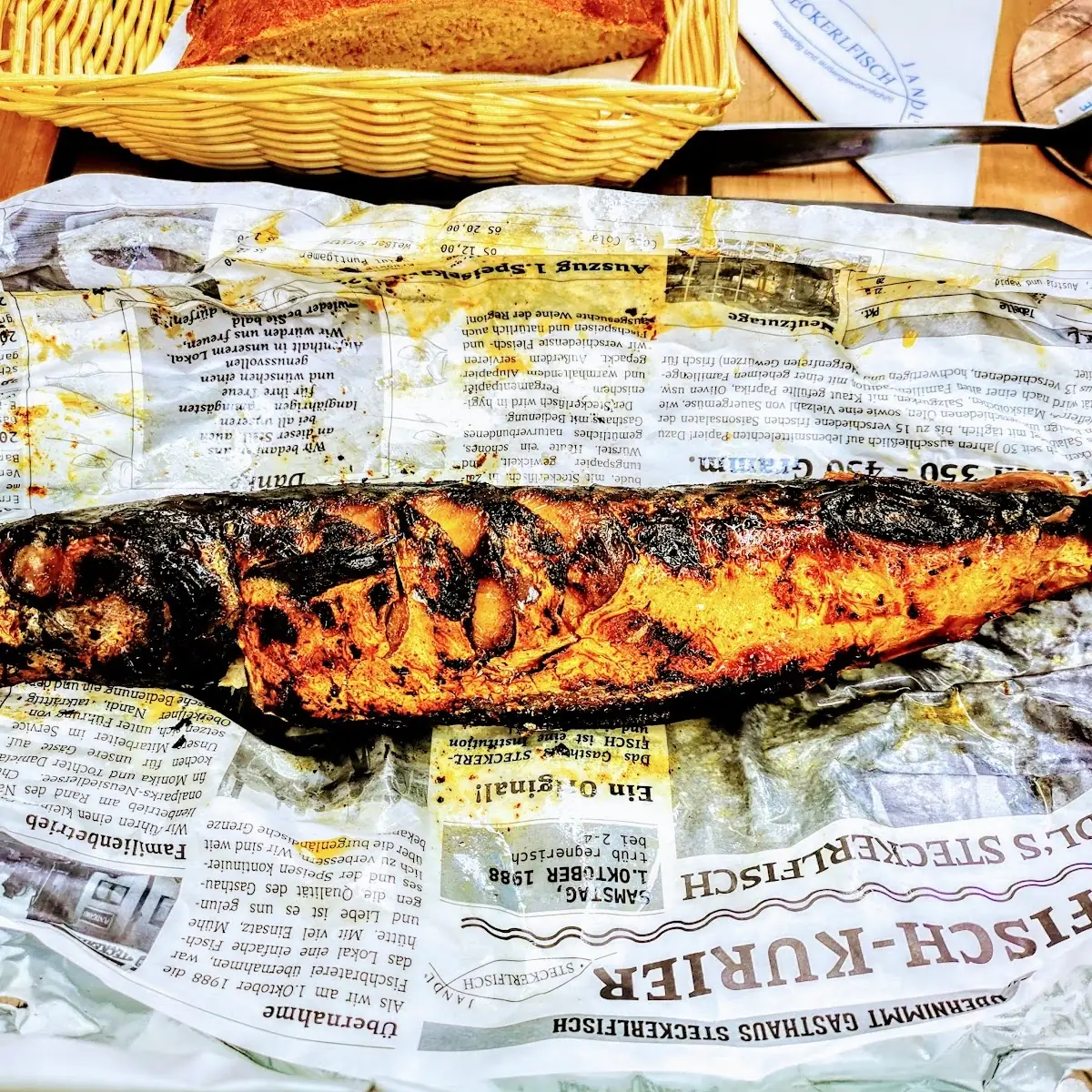 Steckerlfisch Mit Hausbrot