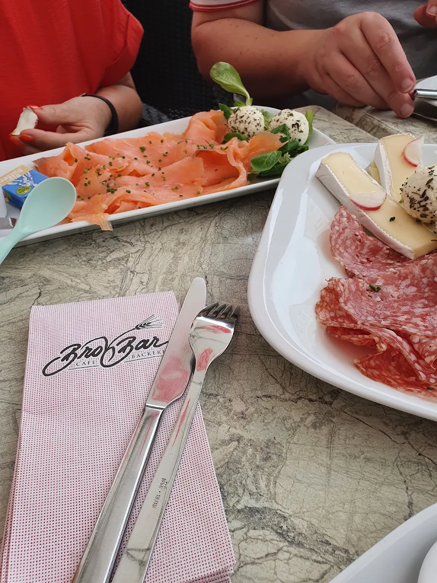 Lachsfrühstück