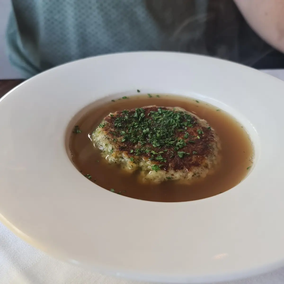 Kaspressknödelsuppe