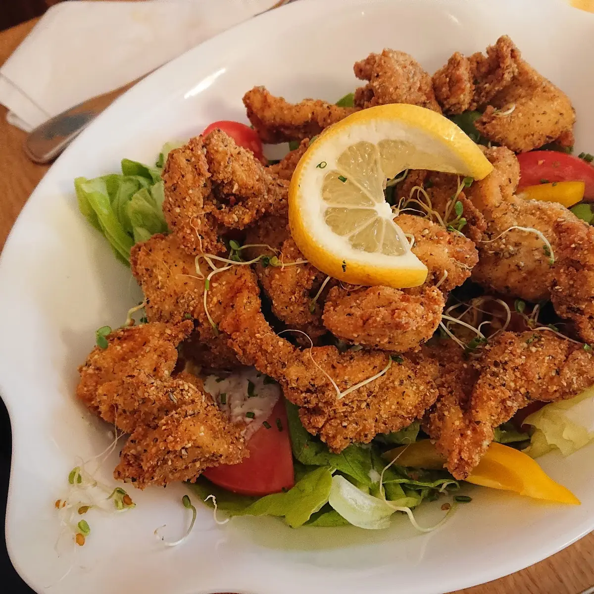 Steirischer Backhendlsalat