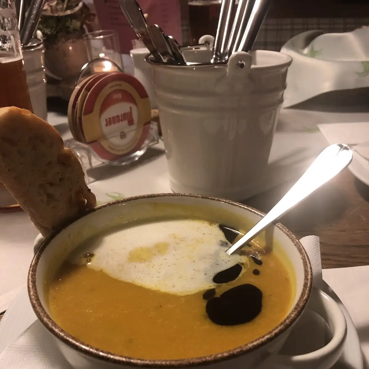 Kürbissuppe