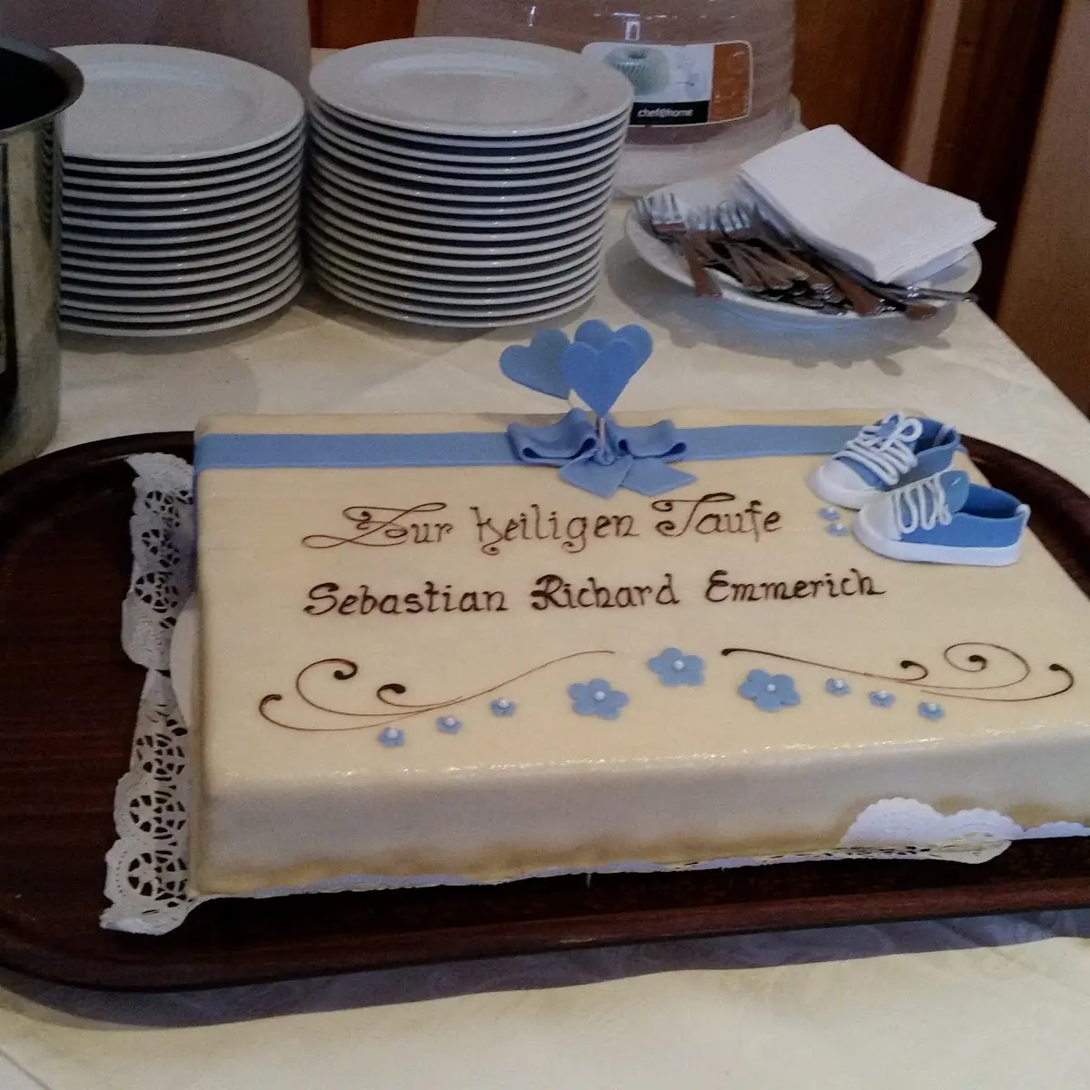 Eine Tauftorte