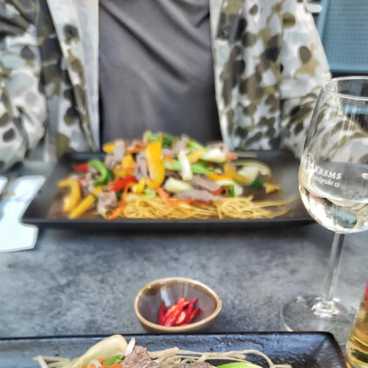 Knusprige Nudeln Mit Rindfleisch