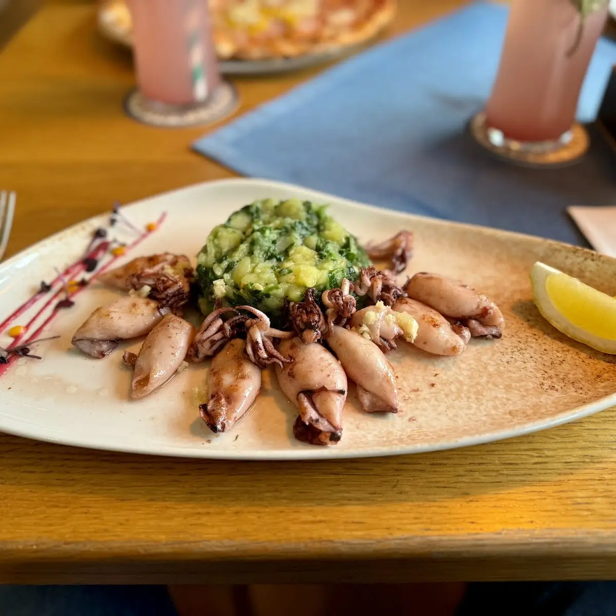 Gegrillte Calamari
