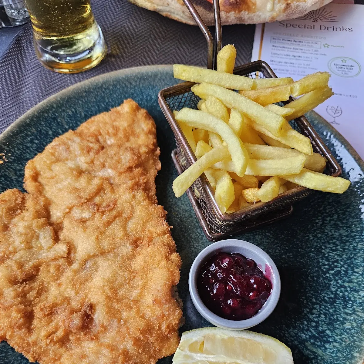 Pork Schnitzel With Fries