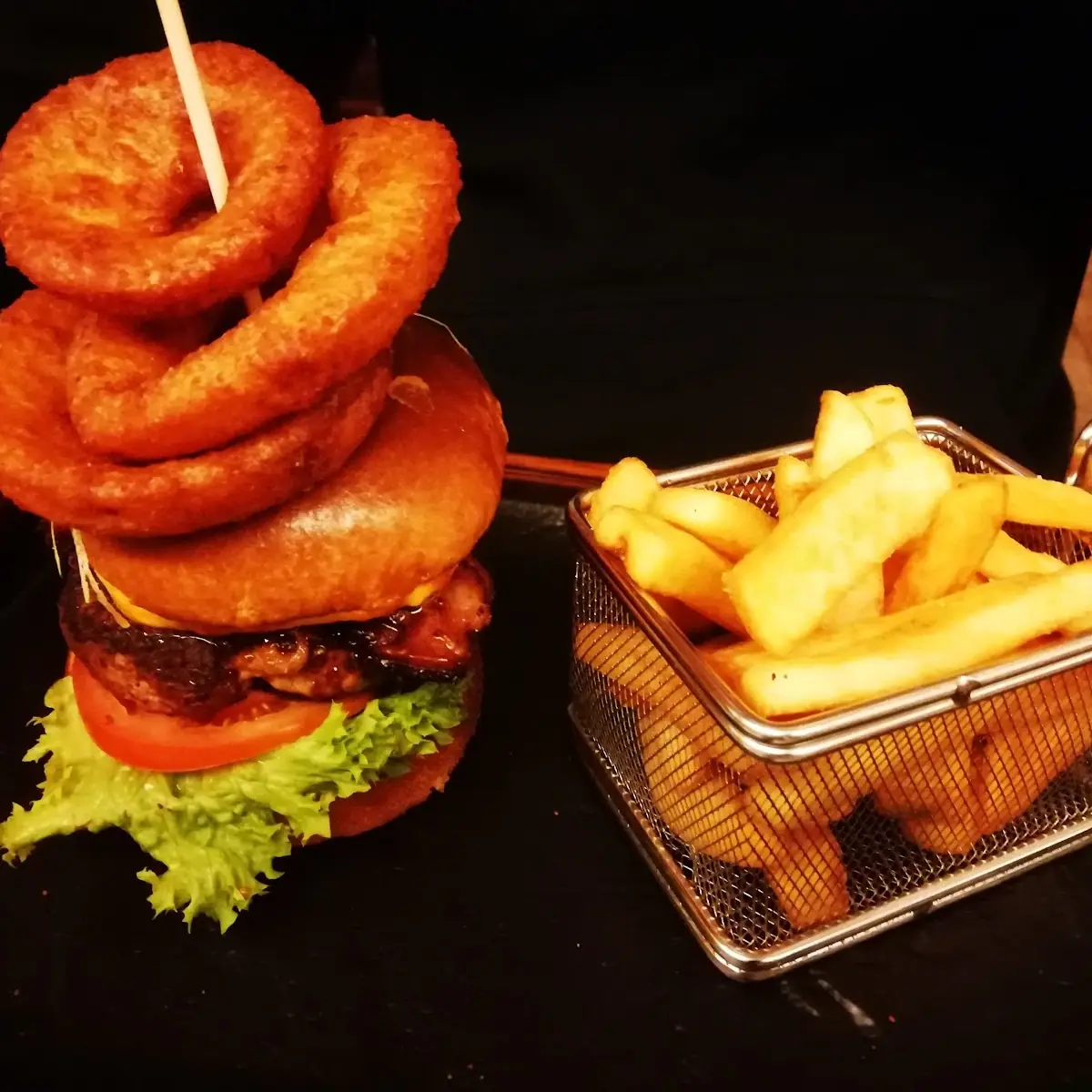 BBQ Burger Menü