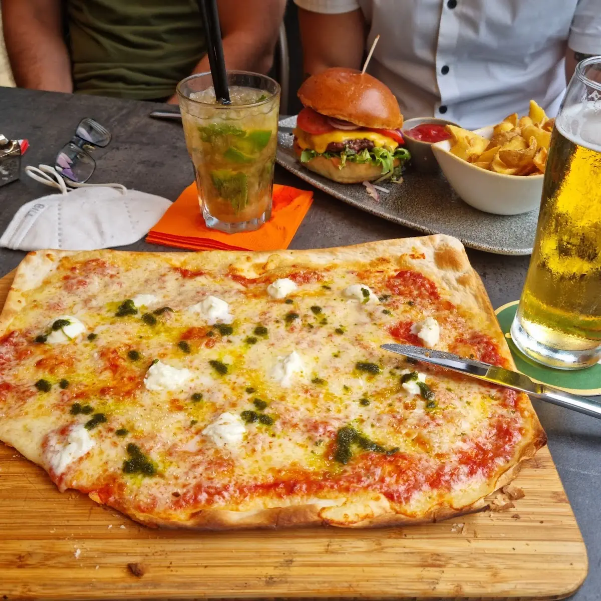 Flammkuchen Margherita