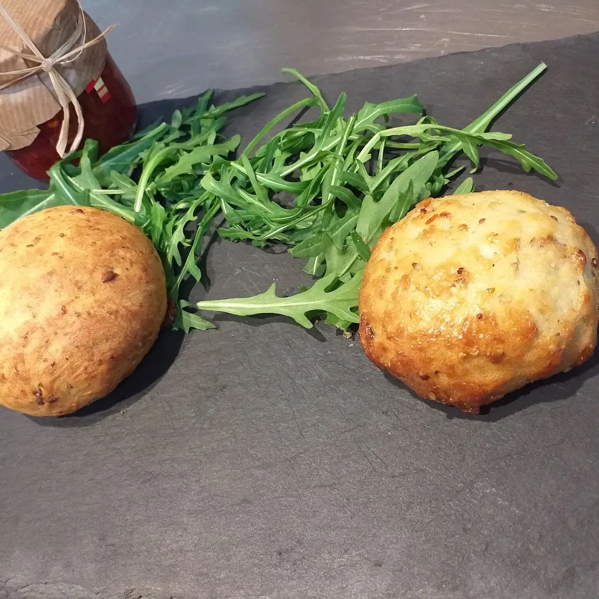 Gefüllte Brötchen