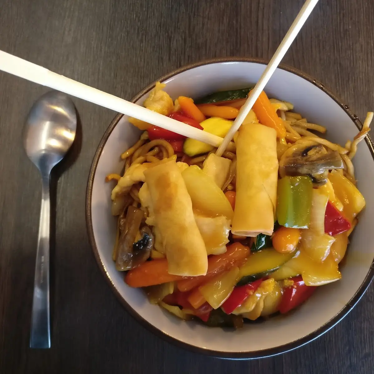 Noodles with Chop Suey