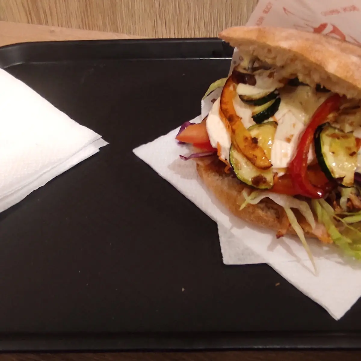 Kebab Sandwich Mit Weichkäse