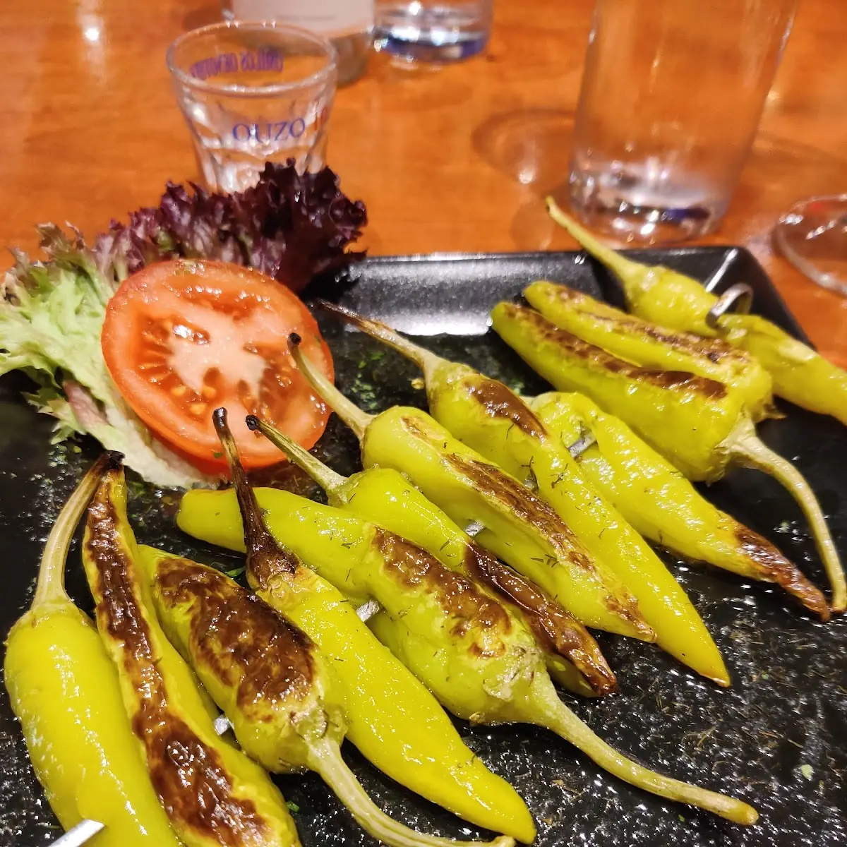 Gegrillte Peperoni