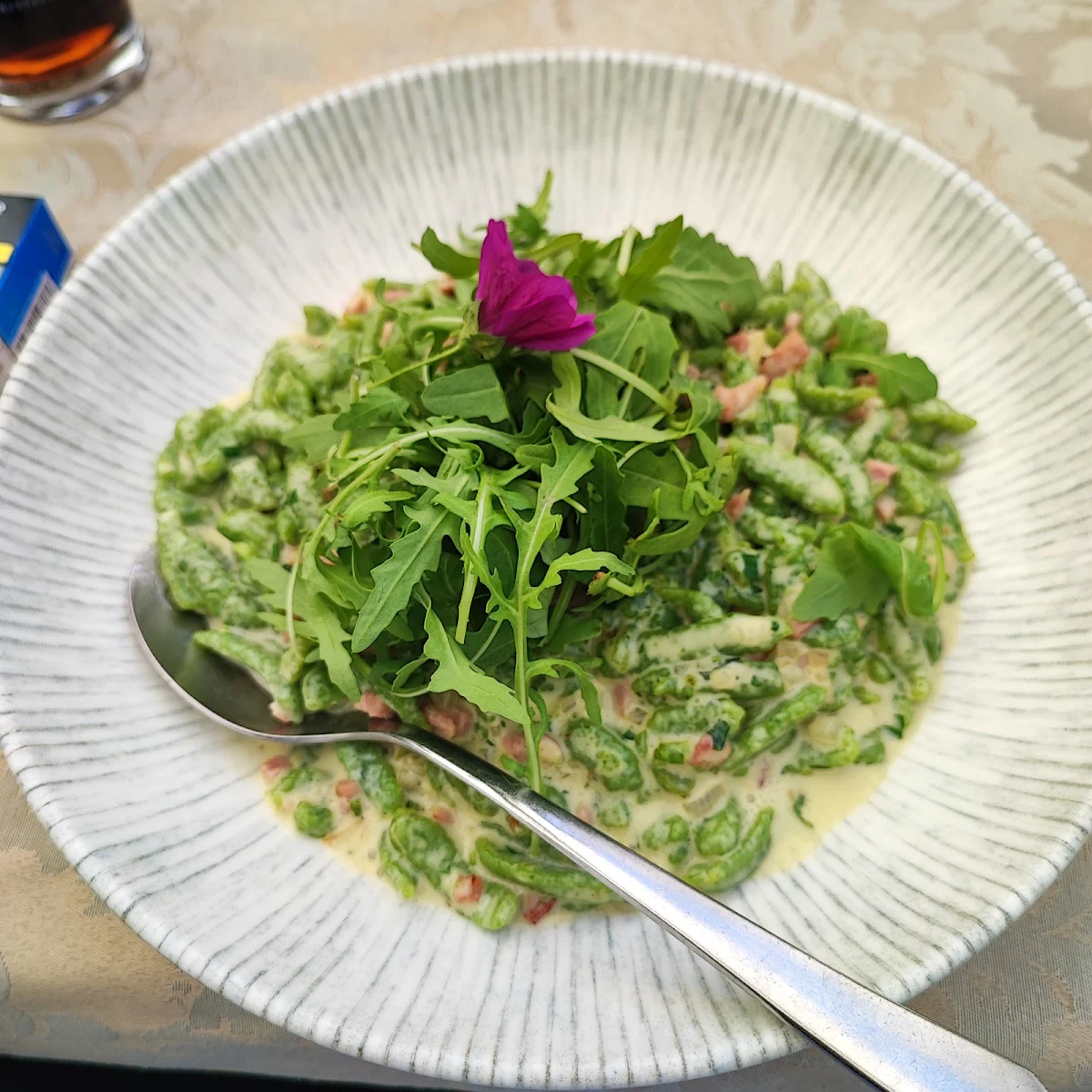 Spinatspätzle Mit Schinken