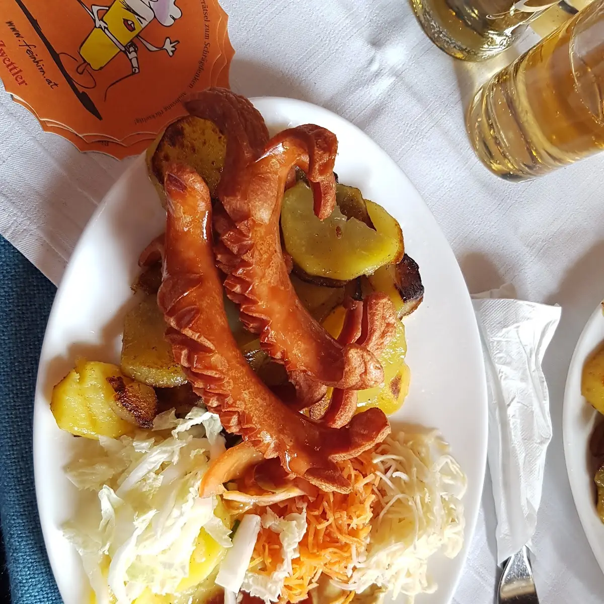 Frankfurter Mit Pommes