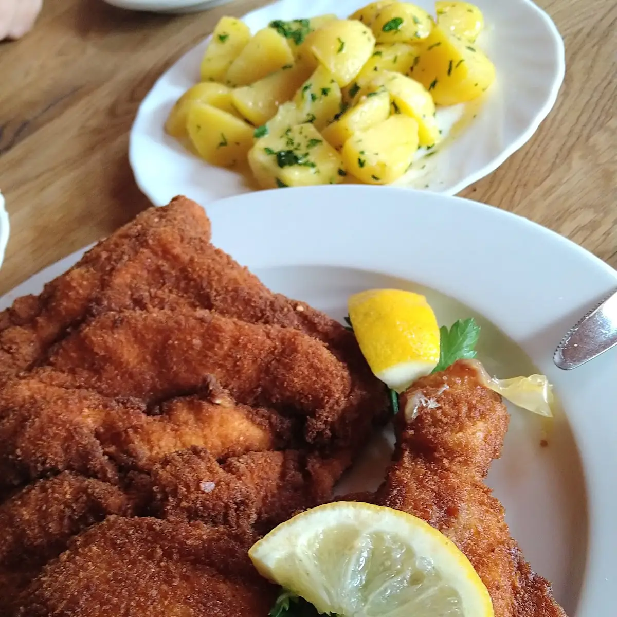 Schnitzel Mit Erdäpfelsalat