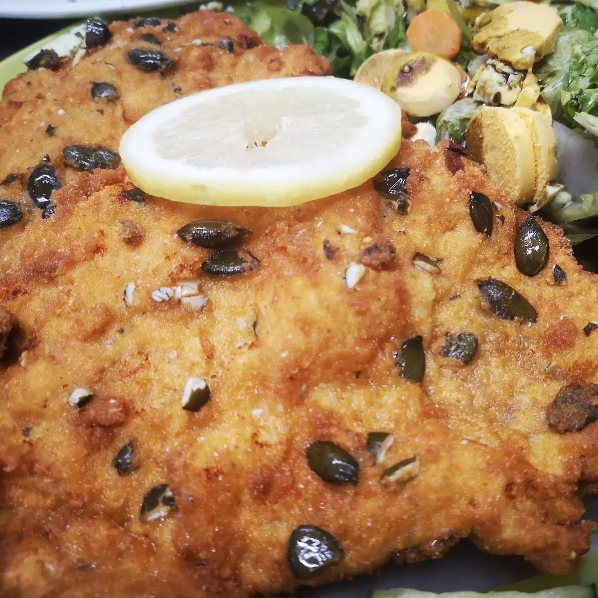 Wiener Schnitzel Mit Kürbiskernpanier