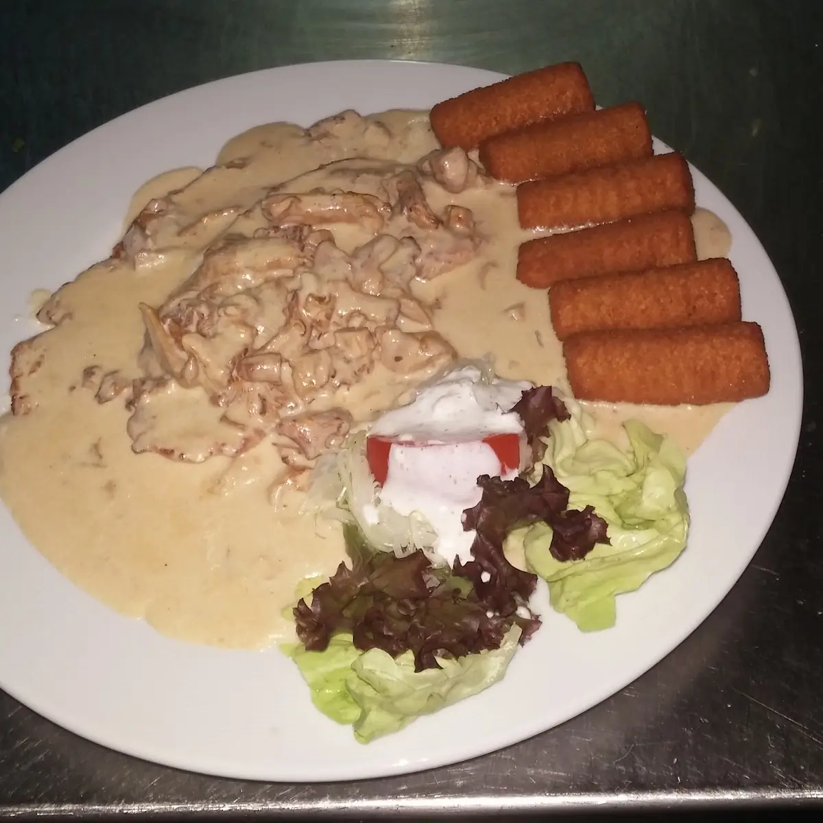 Eierschwammerl Rostbraten Mit Kroketten