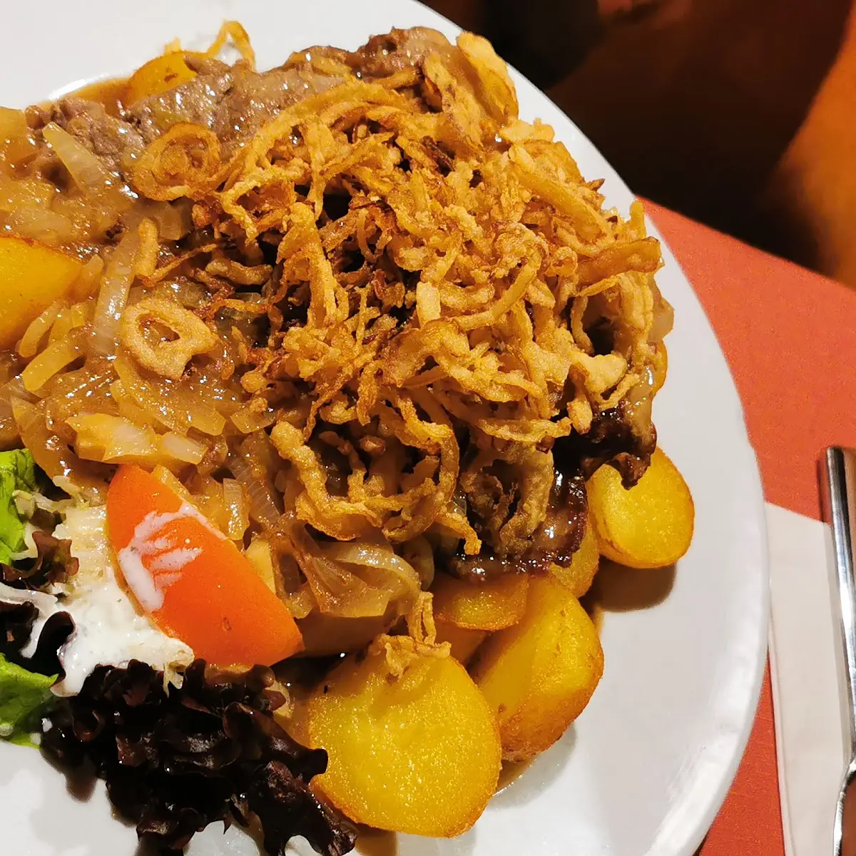 Zwiebelrostbraten