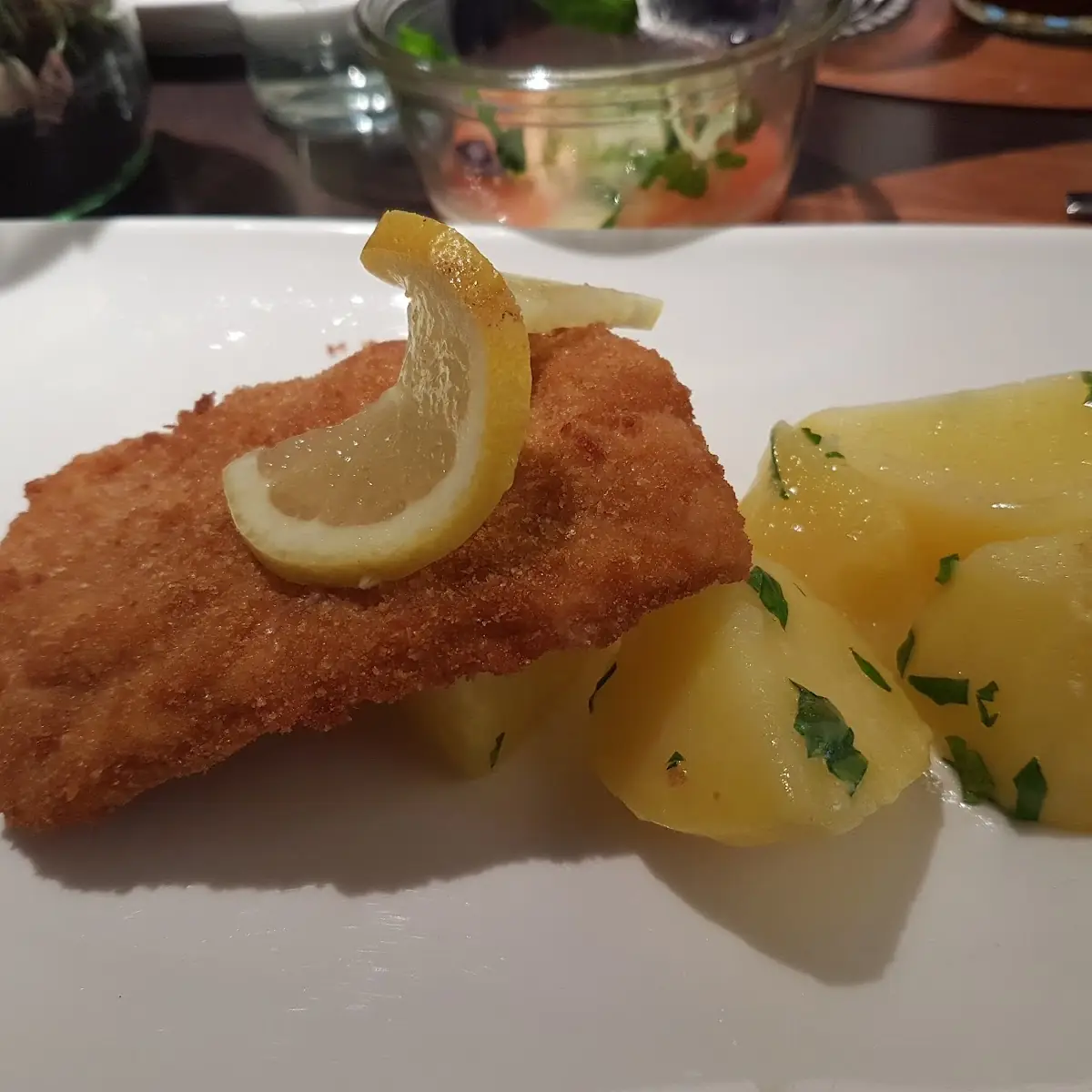 Minischnitzel Mit Erdäpfelsalat