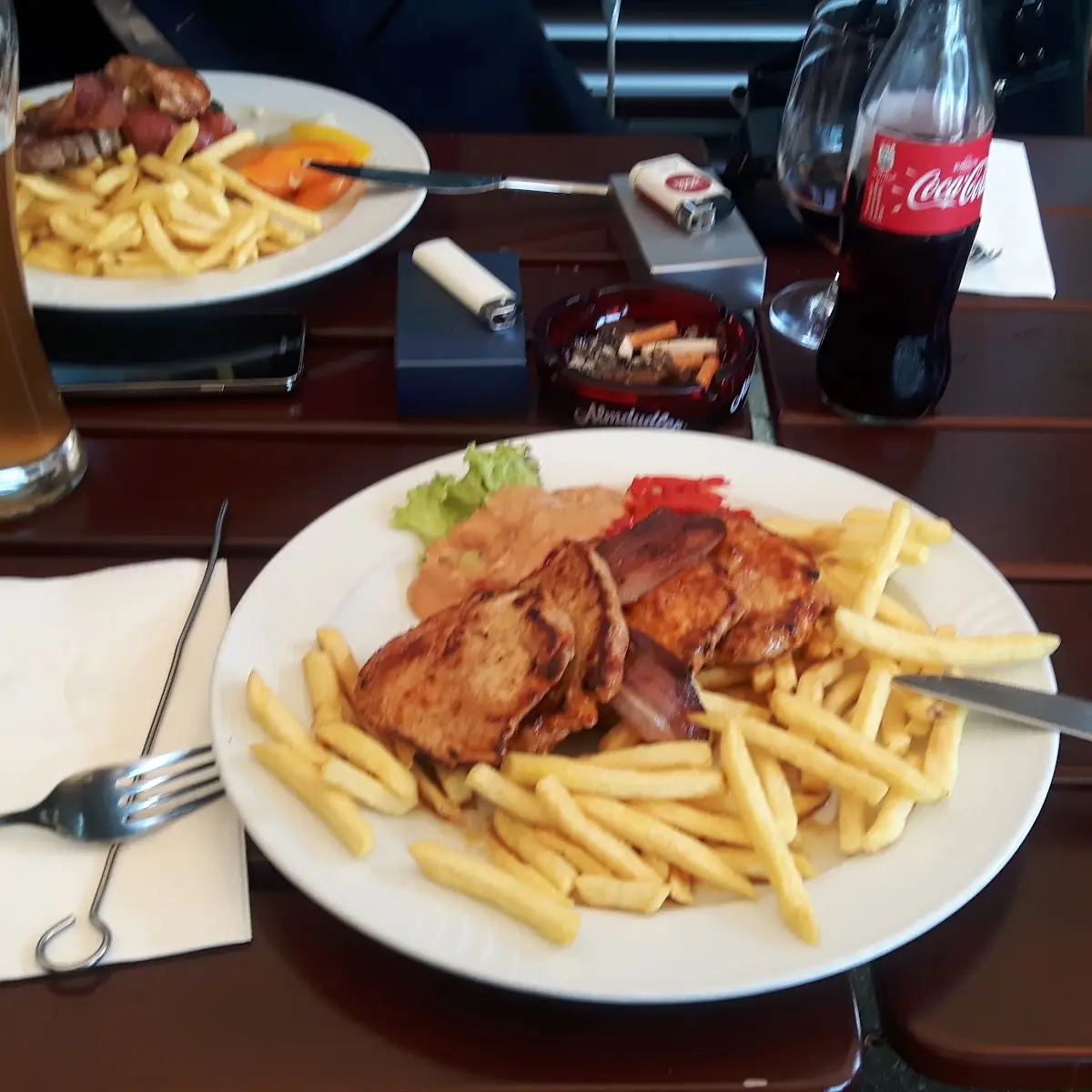Grillteller Mit Pommes