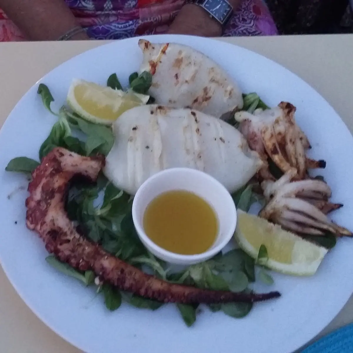 Gegrillte Kalamari