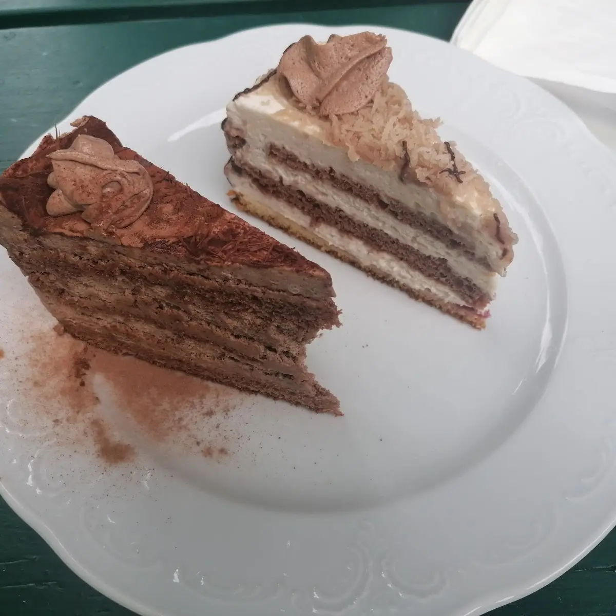 Kastanientorte Und Trüffelschokotorte