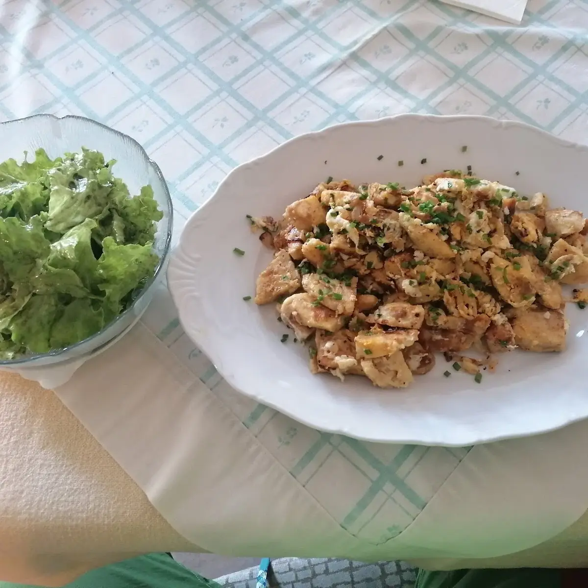 Knödel Mit Ei