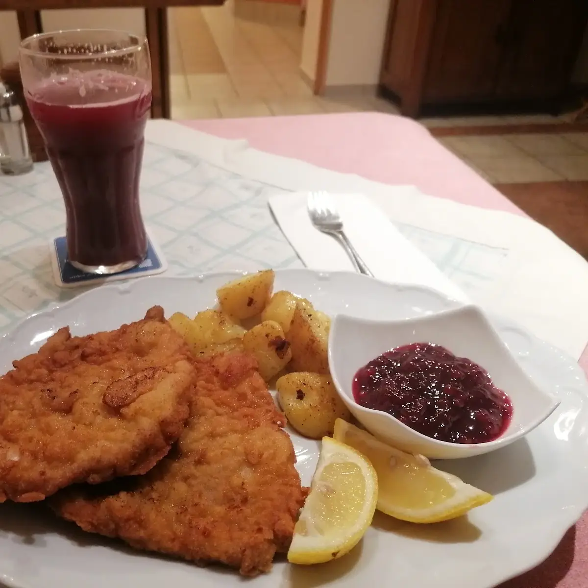 Schnitzel Mit Kartoffel