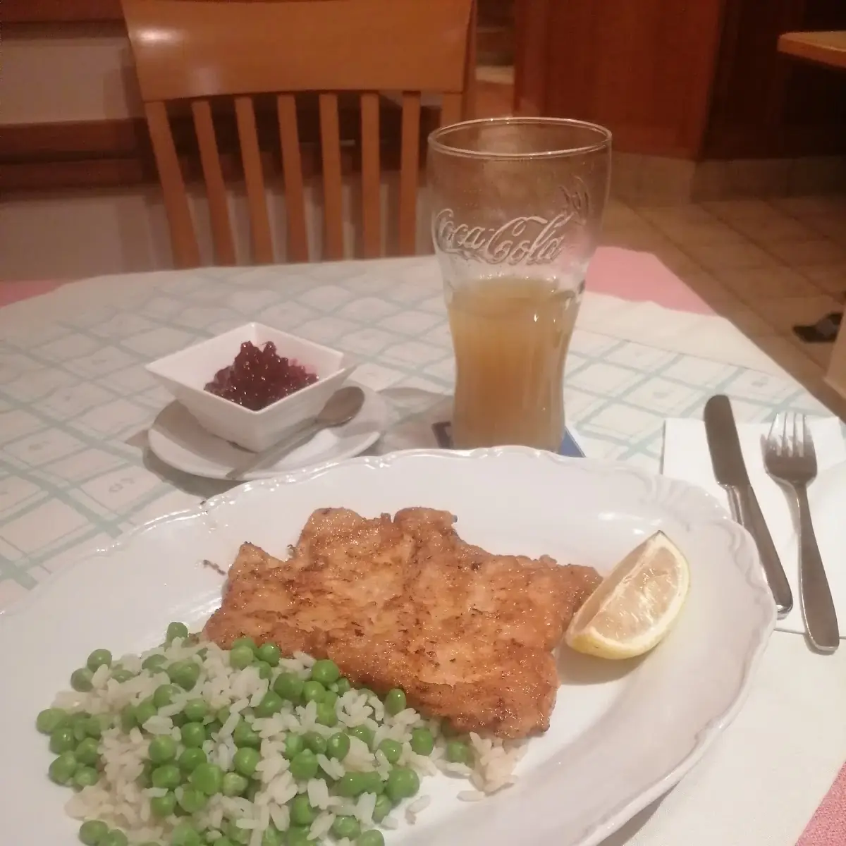 Schnitzel Mit Reis