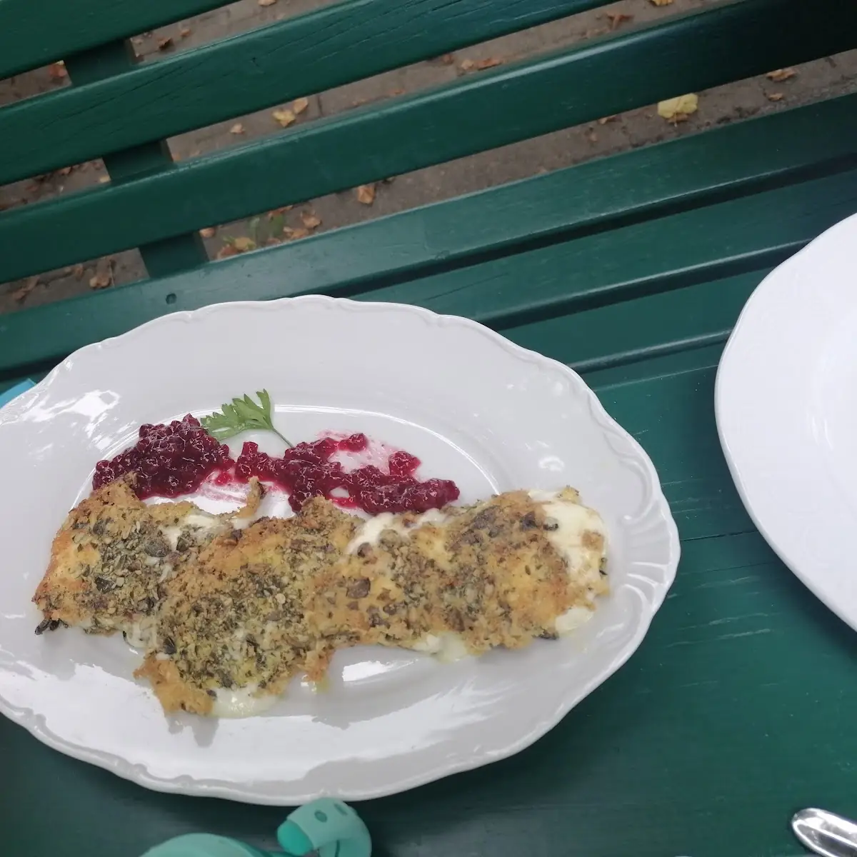 Ziegenkäse Mit Kürbispanade