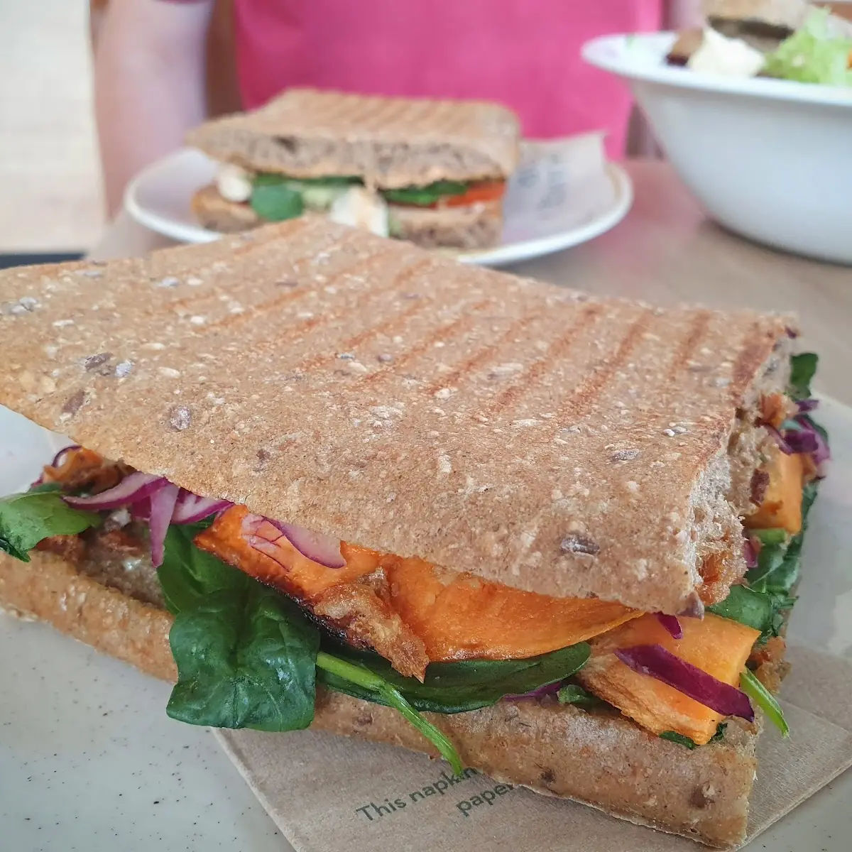 Vegan Sweet Potato Sandwich