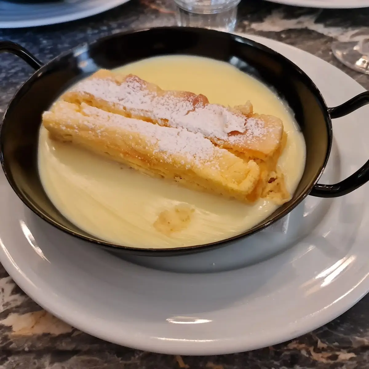 Topfenstrudel With Vanilla Sauce