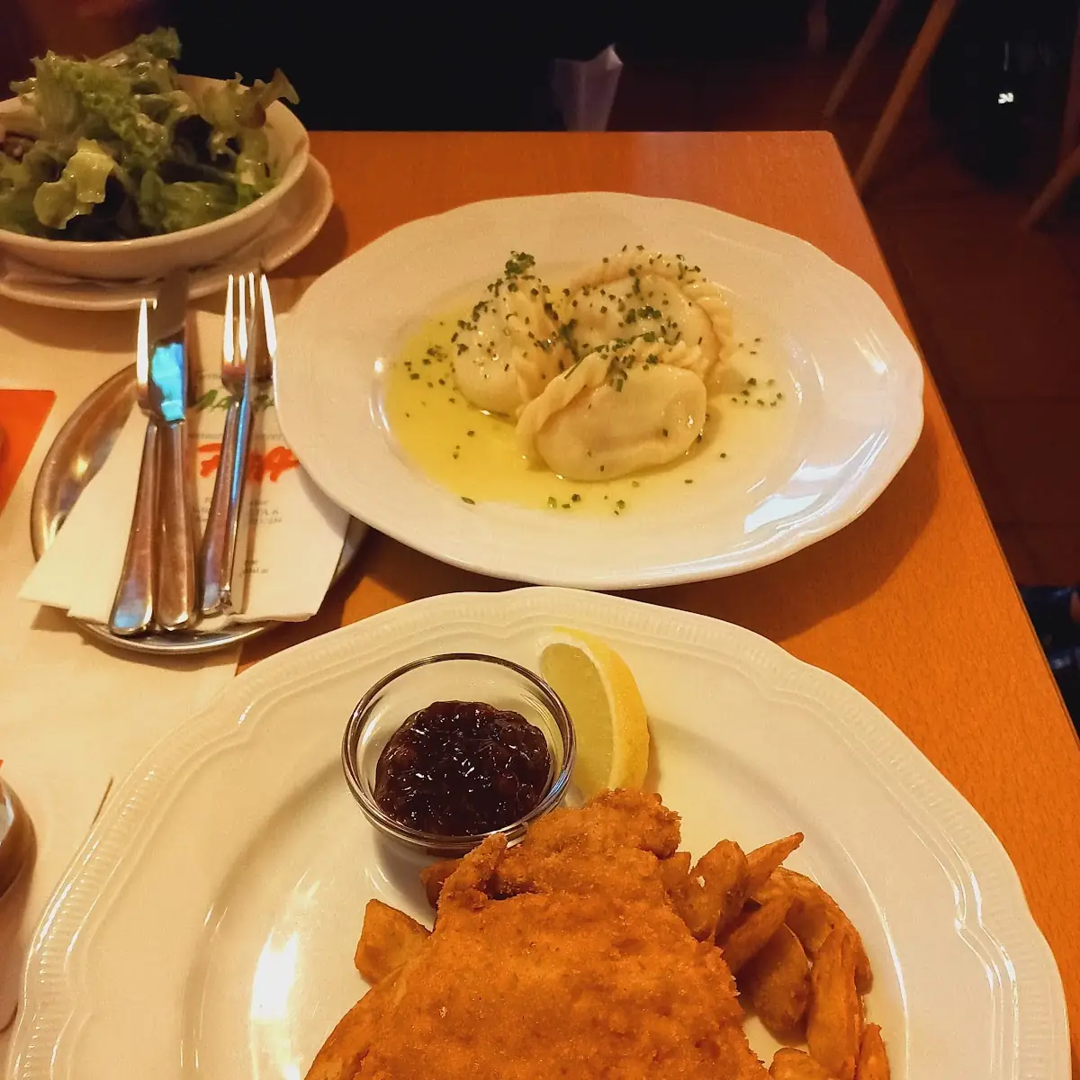 Kasnudeln Und Cordon Bleu