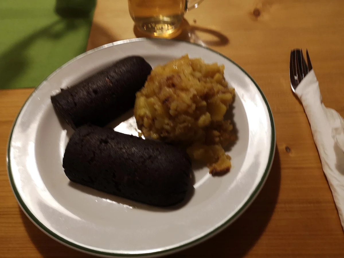 Blutwurst Mit Kartoffelschmarren