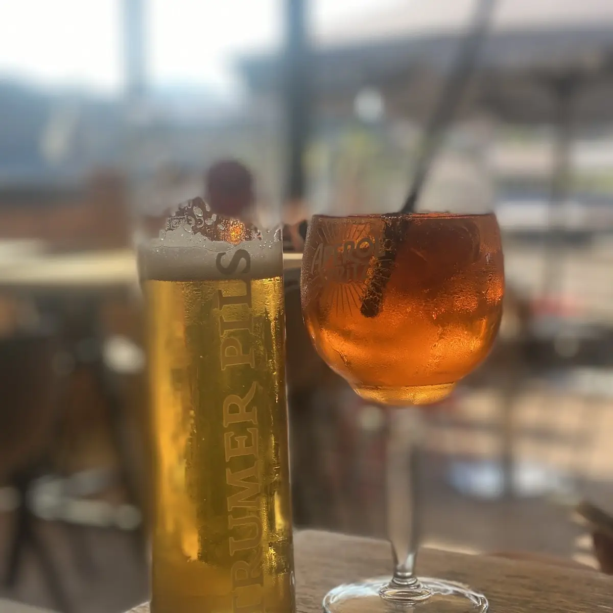Bier Und Orange Sprizz