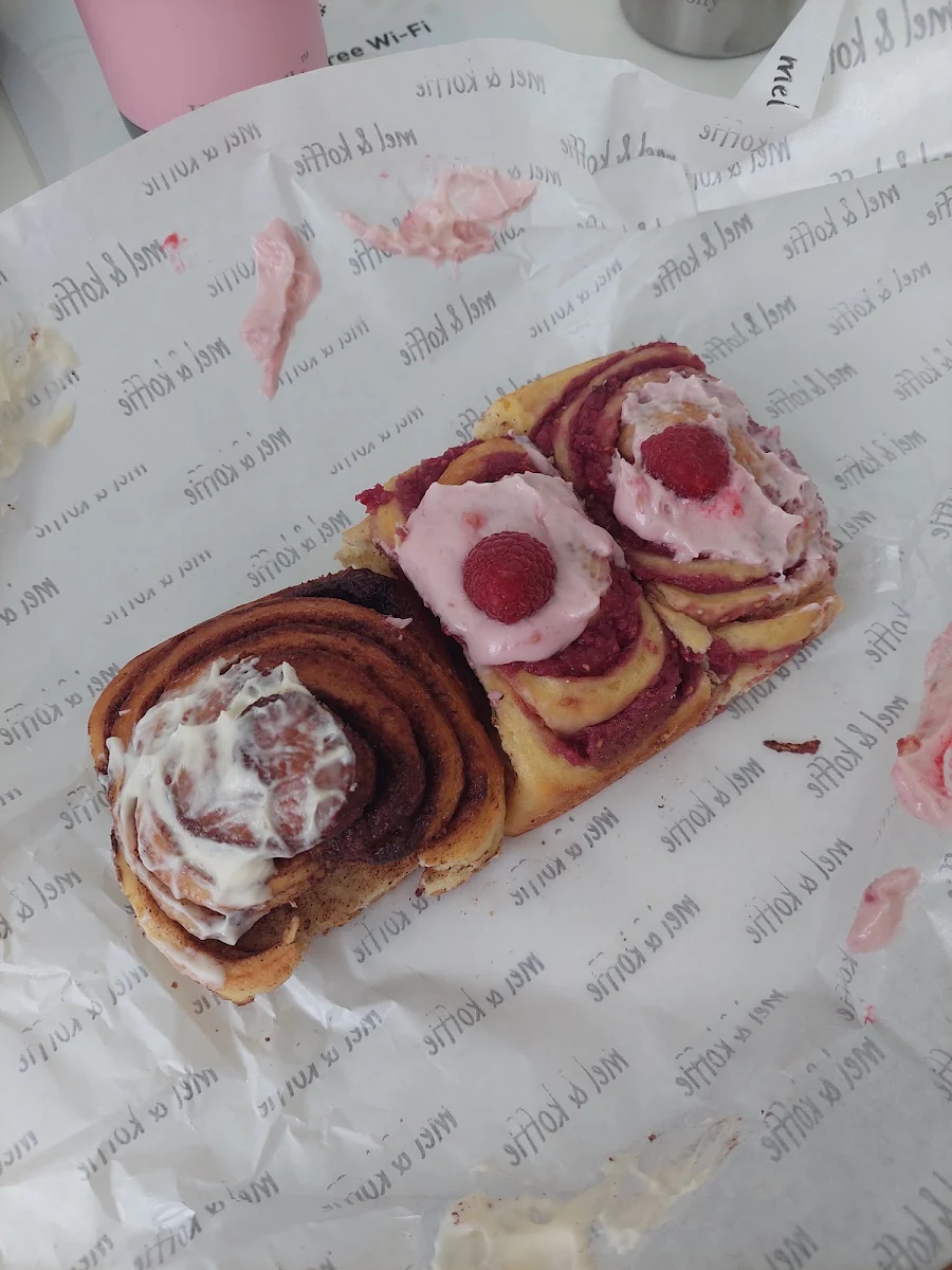 Cinnamon and Raspberry Rolls
