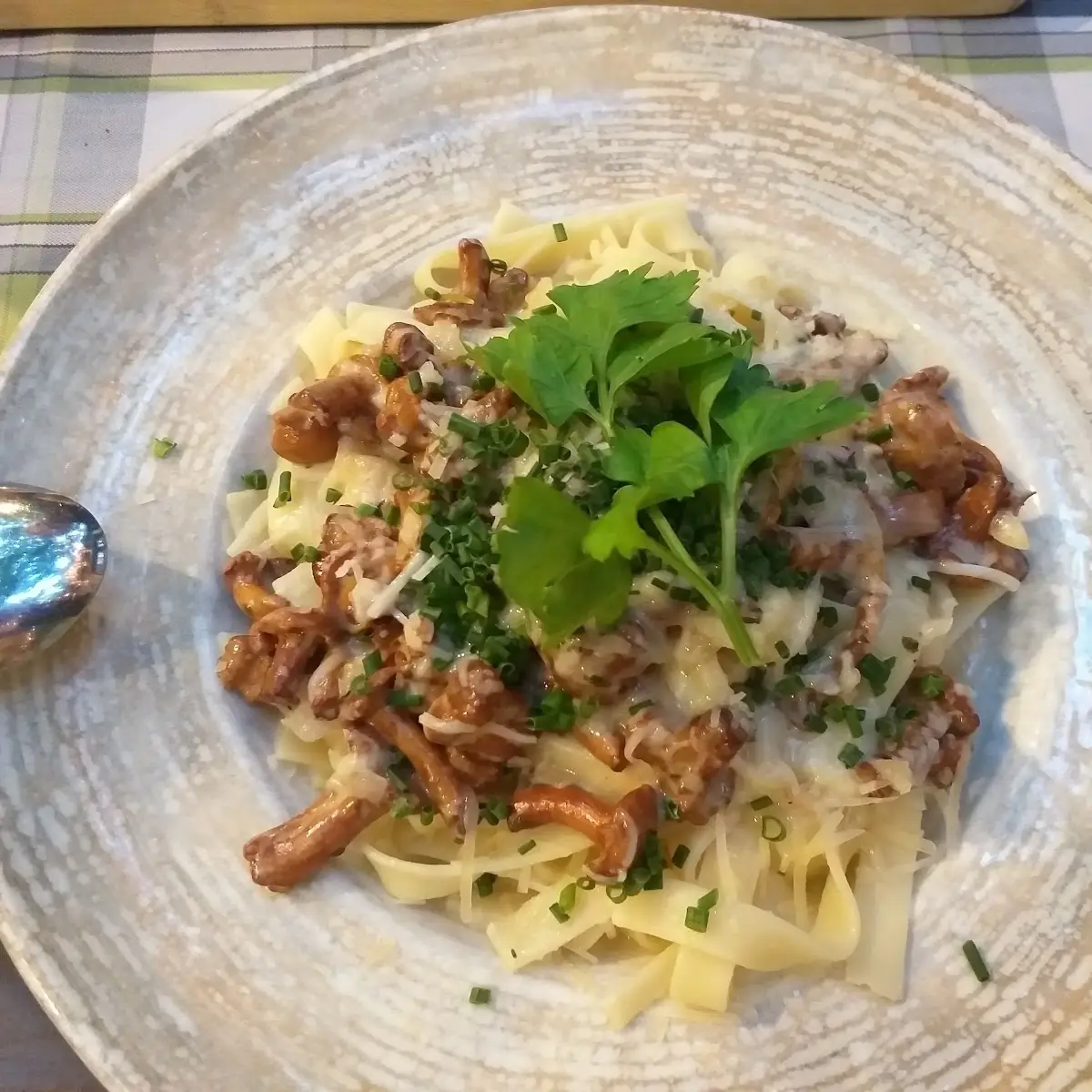 Pasta Med Svampe