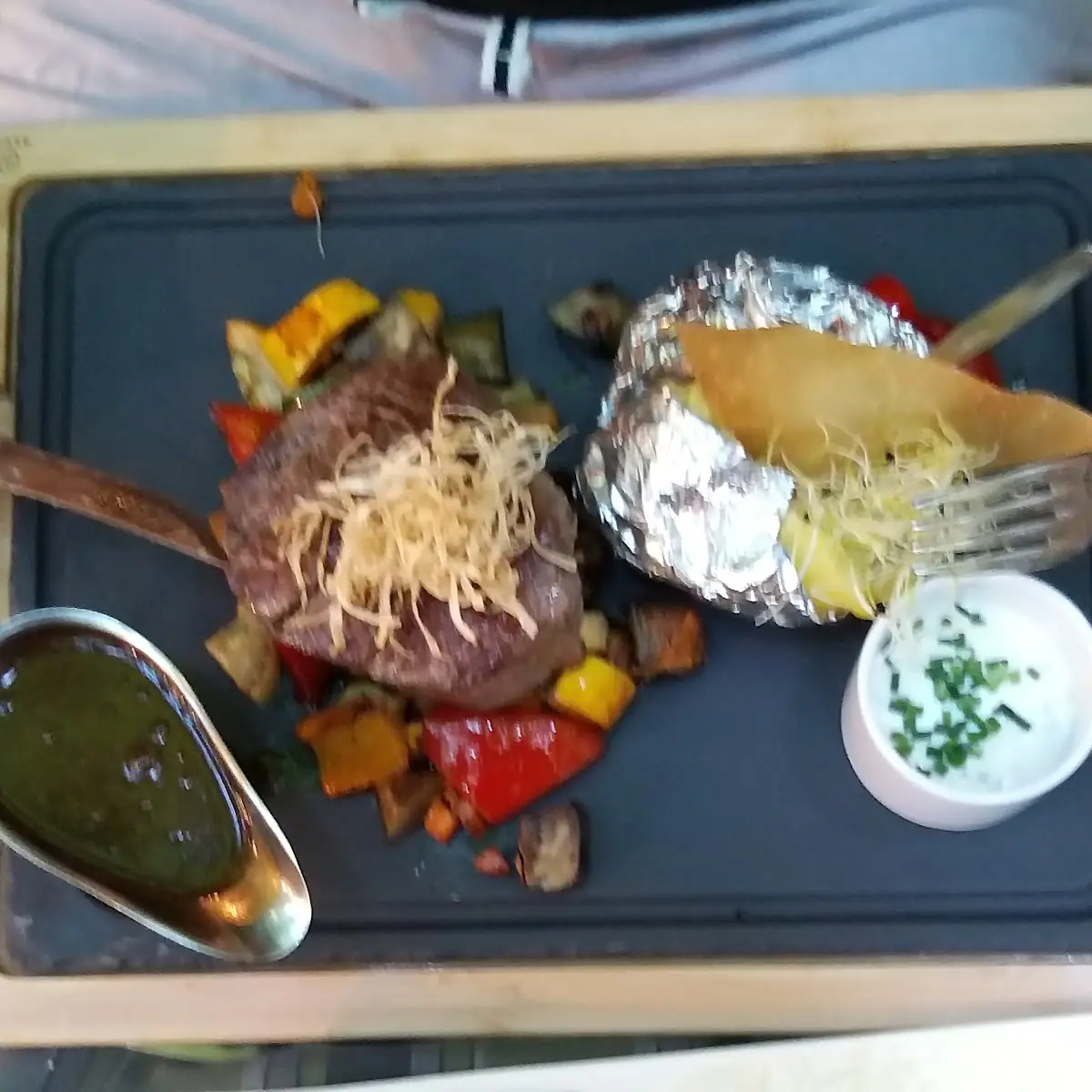 Steak Mit Grillgemüse