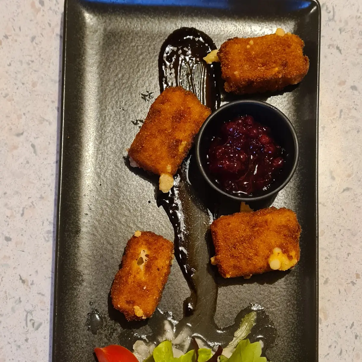 Gebackener Bergkäse
