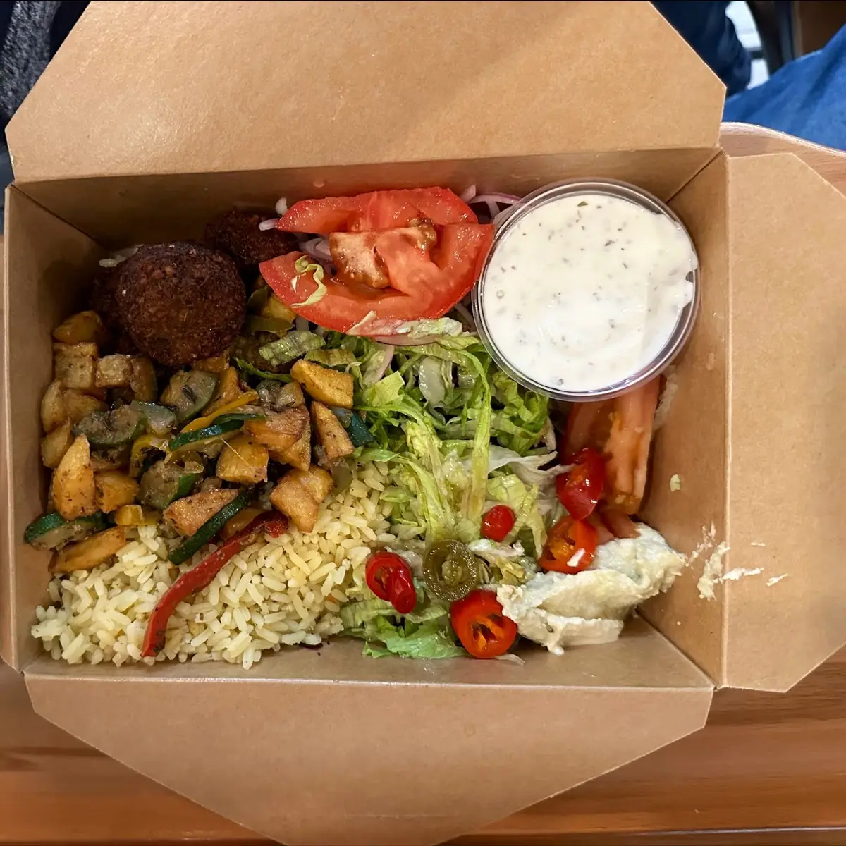 Falafel Rice Bowl
