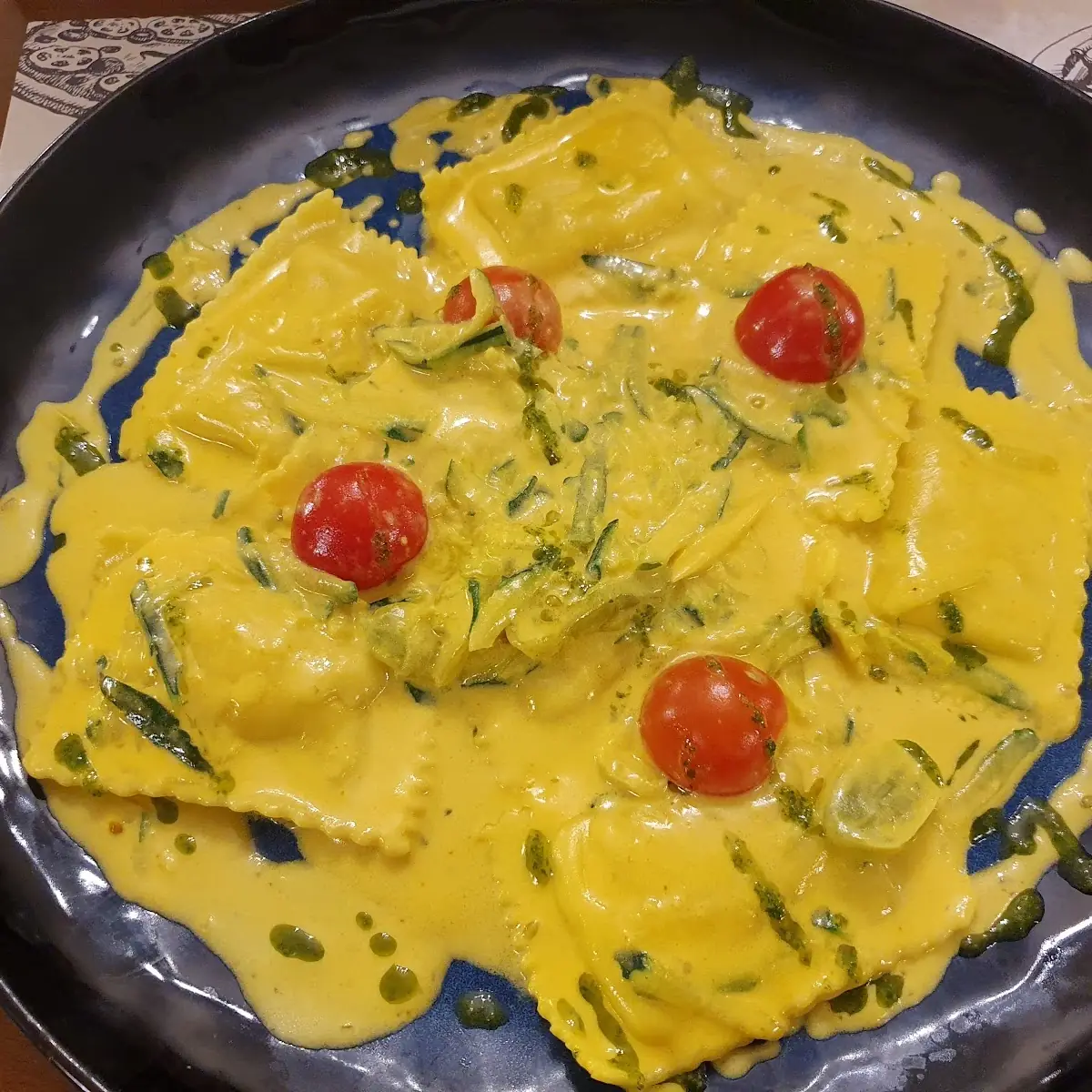 Gefüllte Teigtaschen