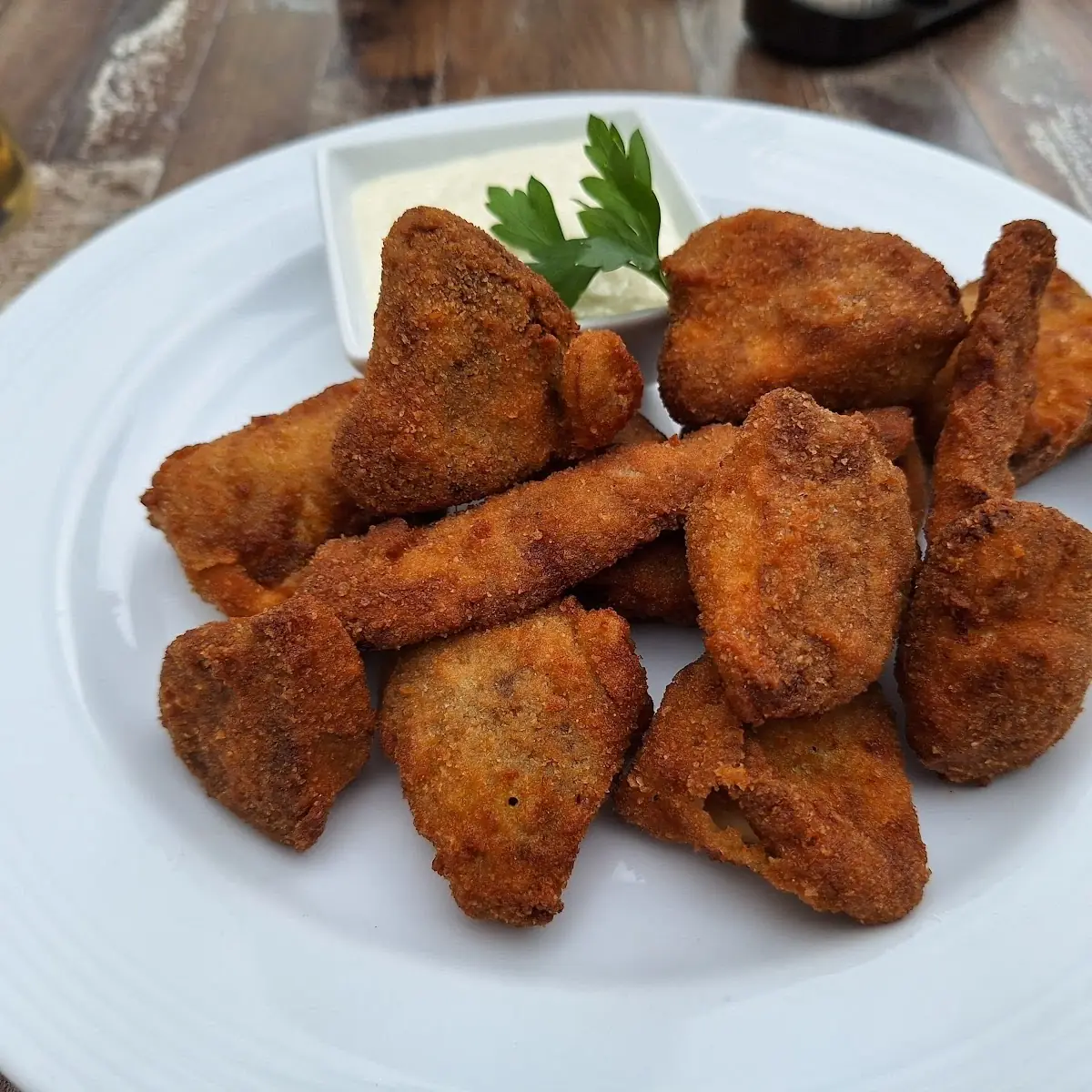 Steinpilze Gebacken Mit Souce Tatar