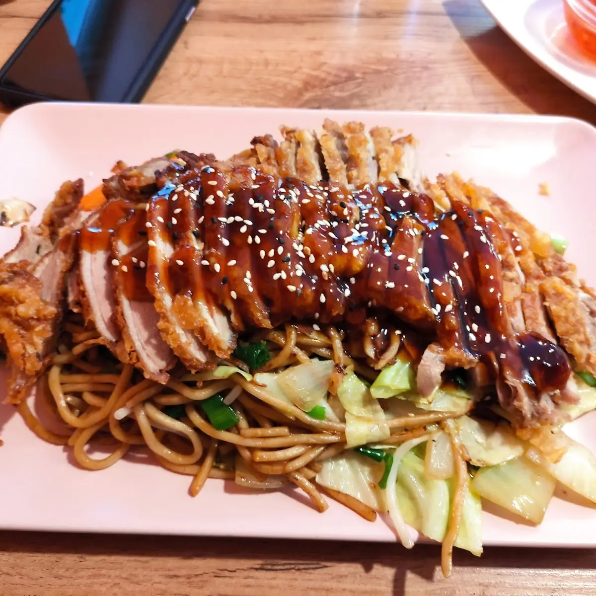 Nudlles with Crispy Duck