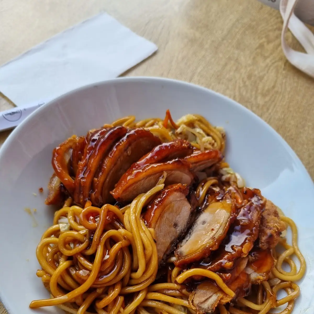 Gebratene Nudeln Mit Ente