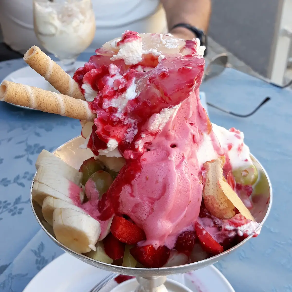 Ein Himmlischer Himbeerbecher