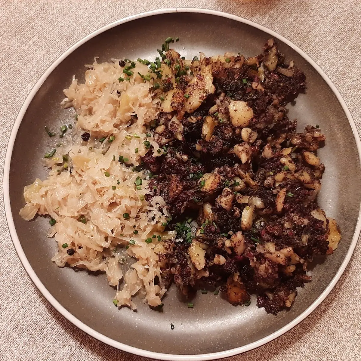 Blutwurstgröstl