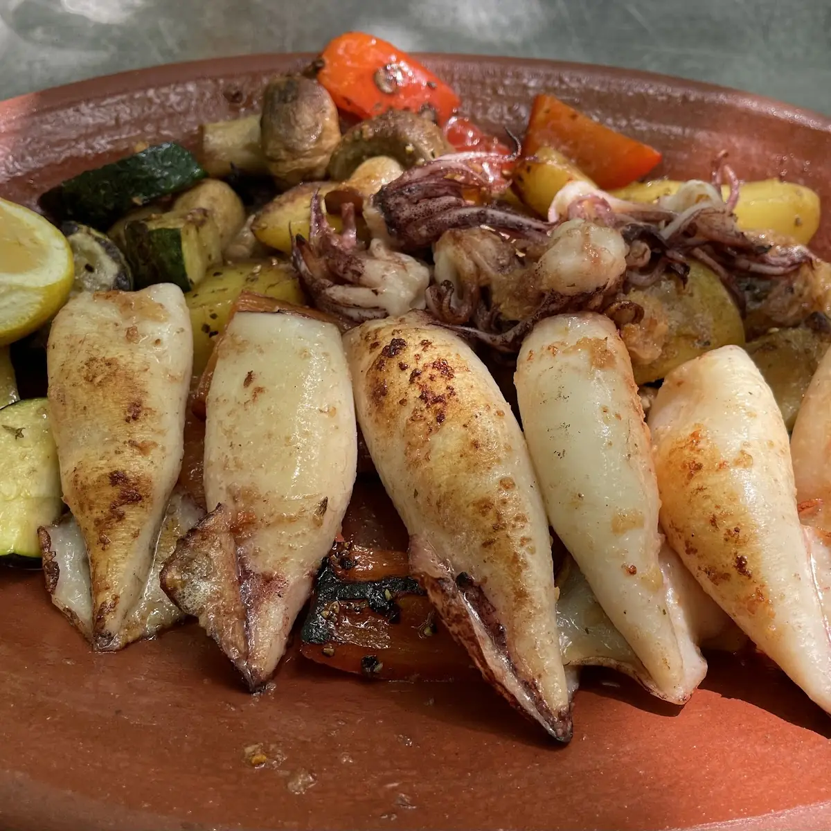 Calamari Gegrillt