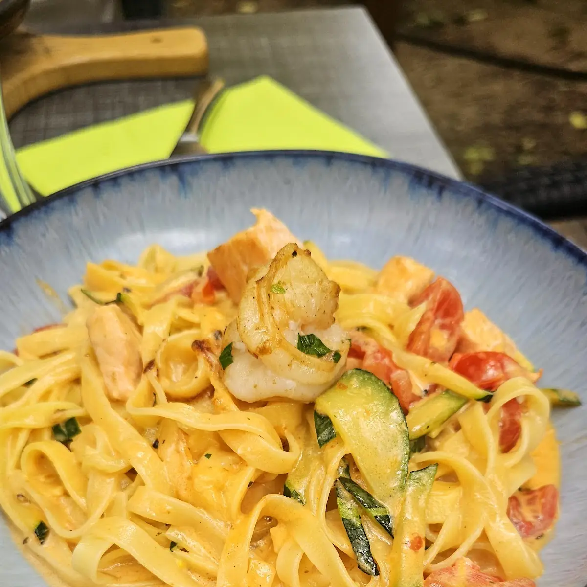 Nudeln Mit Lachs