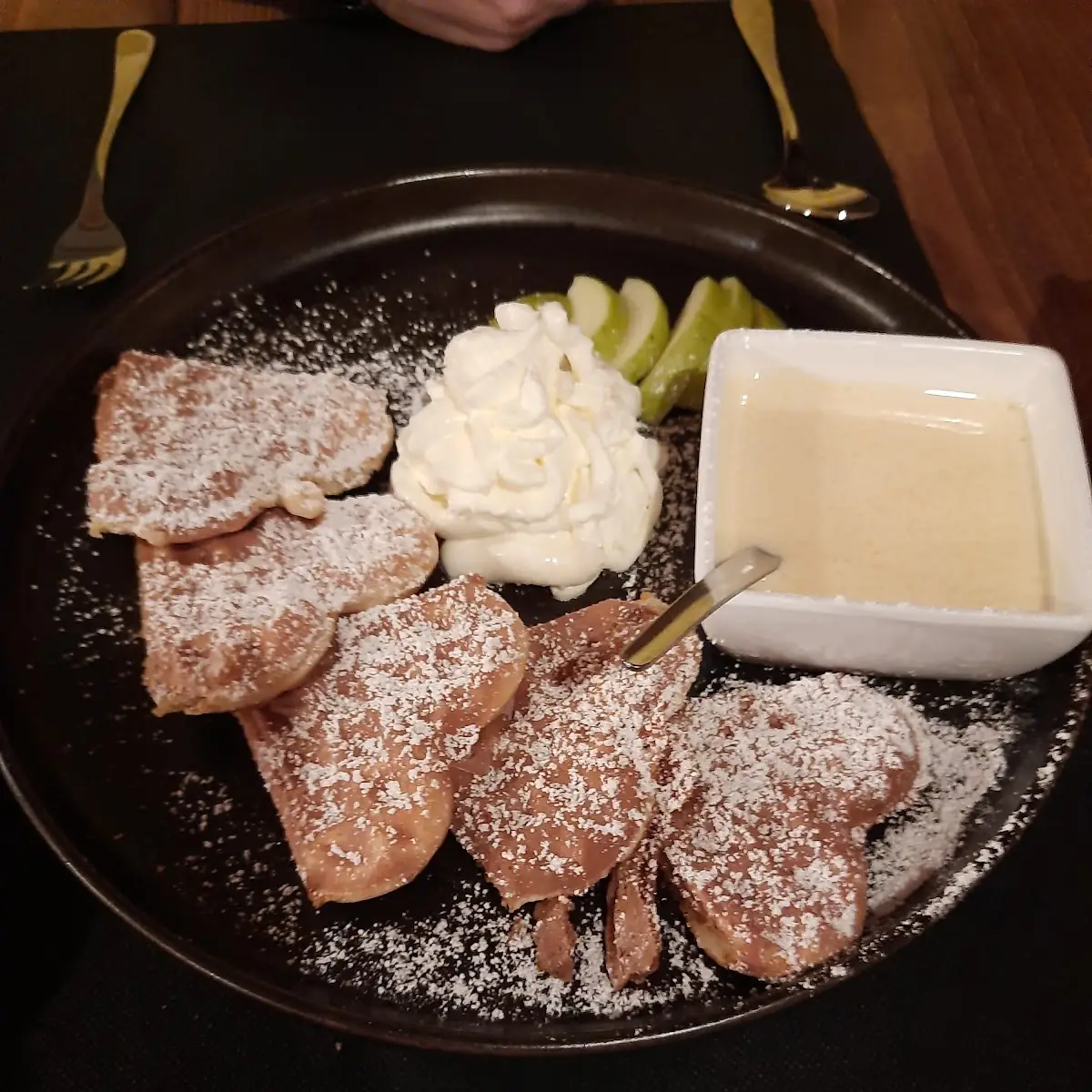 Apfel-kürbis Waffeln