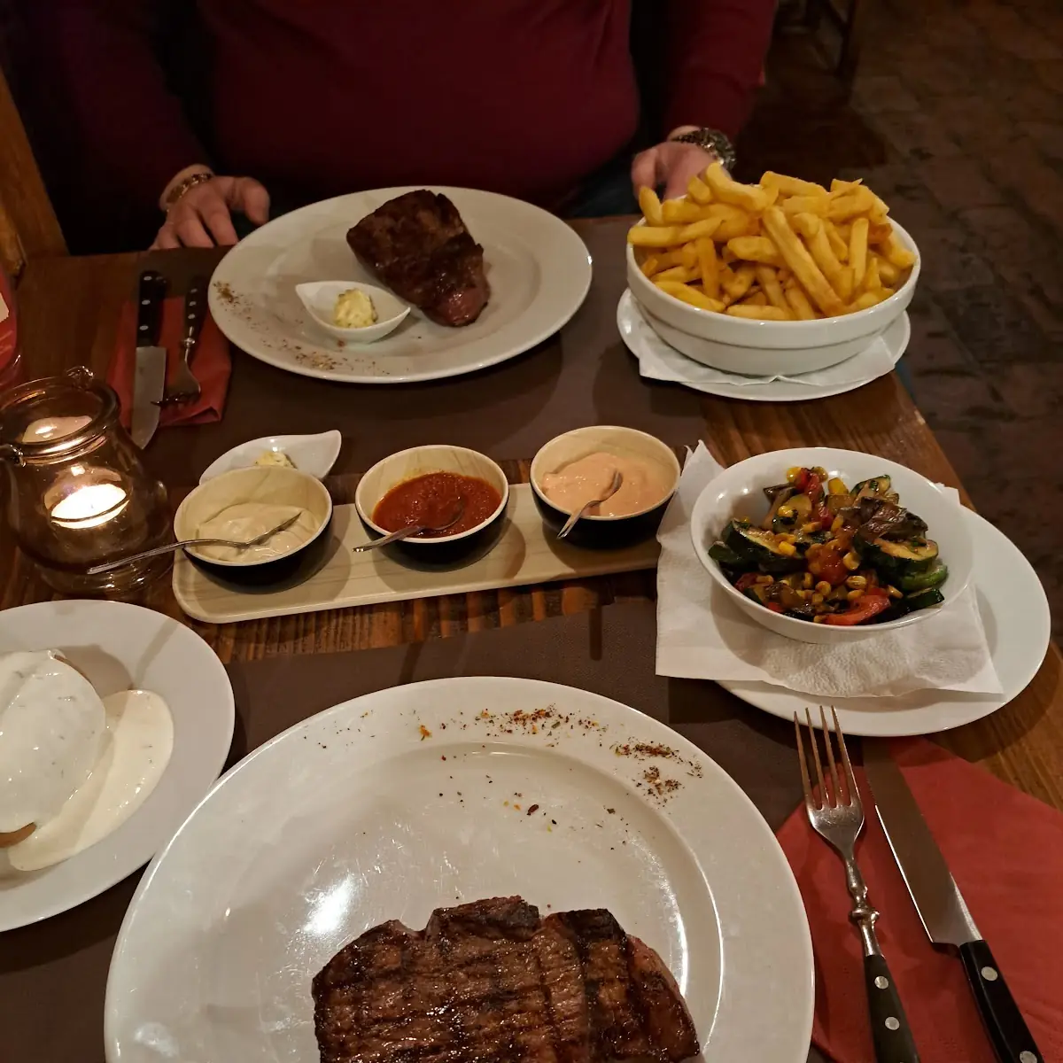 Steak Mit Pfeffersauce